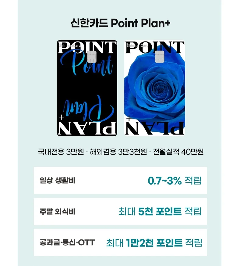 신한카드 Point Plan+