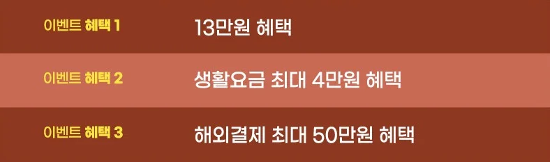 이벤트 혜택 1·2·3 요약
