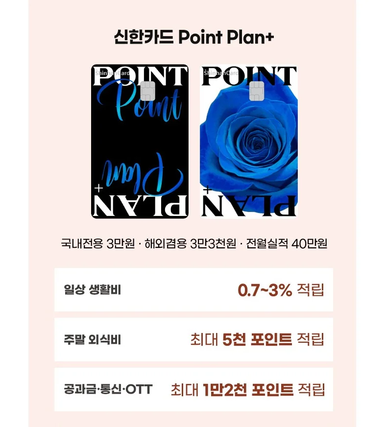 신한카드 Point Plan+