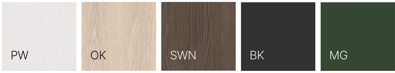 IMMERSION 이머젼 - 라미네이트 5색 스와치 (PW · OK · SWN · BK · MG)
