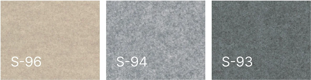 FLOAT 30 플로트 30 - 펠트 색상 스와치 (S-96, S-94, S-93)