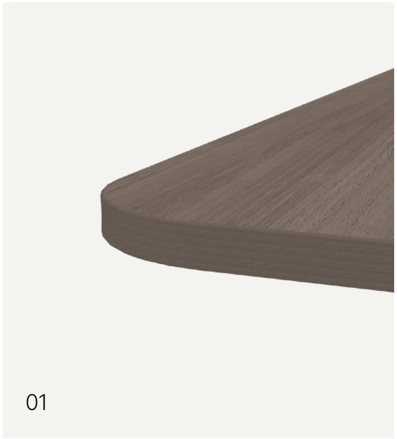 VIA TABLE 비아 테이블 - 01 다양한 상판 에지 옵션