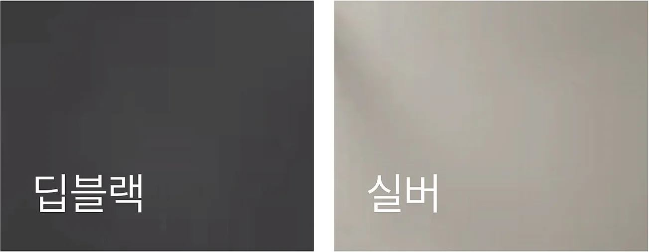 BACH 802 LINEA SLIM 바흐 802 리네아 슬림 - 인조 가죽 색상 스와치 (딥블랙, 실버)