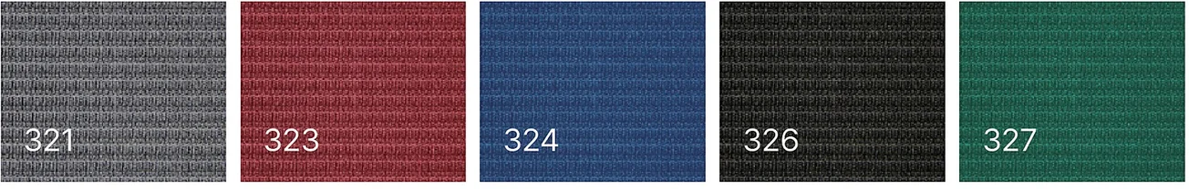 TC-10 티씨-10 - 좌판 패브릭 색상 스와치 (321, 323, 324, 326, 327)