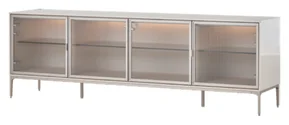 OBJET GLASS 오브제 글라스 - 거실장 W2000 루나화이트